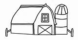 Barn Coloring Pages Outline Farm Clipart Cartoon Kids Sheets Clip Drawing Cliparts Countryside Printable House School Dot Sheet Animals Daycare sketch template