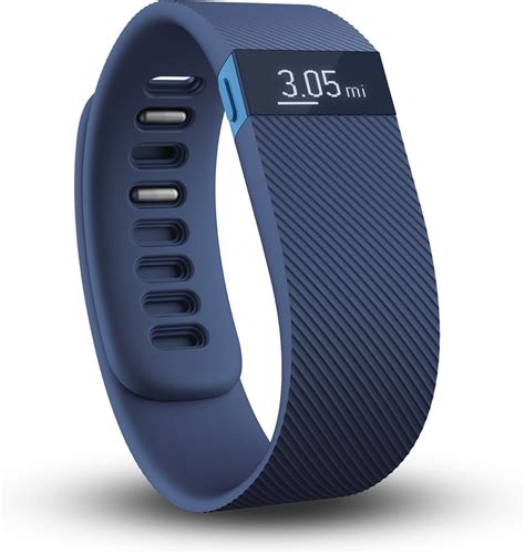 fitbit charge blue large  fitbit charge med klocka och caller id