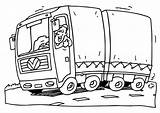 Vrachtwagen Camion Lastwagen Lkw Malvorlage Ausmalen Trasporto Kleurplaten Ausmalbild sketch template