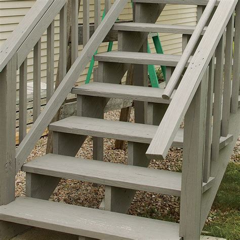 how to make an old deck safe fine homebuilding in 2020 deck stair