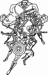 Avengers Coloring Disegni Wecoloringpage sketch template