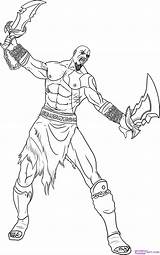 Kratos God Coloring Pages War Drawing Desenho Para Mortal Printable Kombat Getdrawings Colorir Desenhos Pintar Line Getcolorings Imprimir Pasta Escolha sketch template
