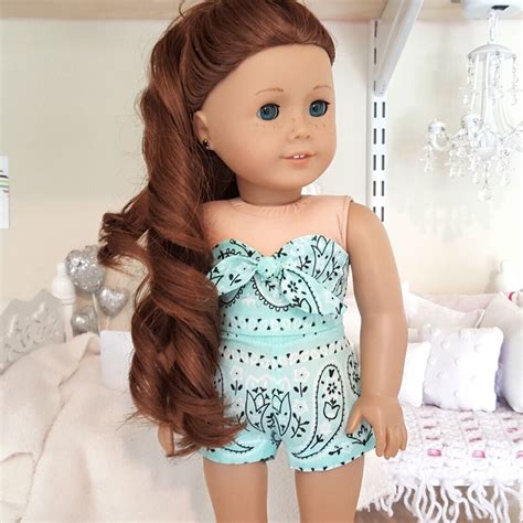 18 Inch Doll Shorts And Bustier American Girl Costume Doll Clothes