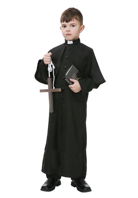 deluxe priest costume  kids