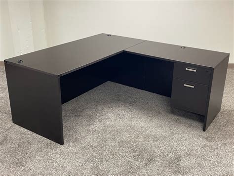 Affordable Office Rectangular L Desk 1 Baystate Office Furniture