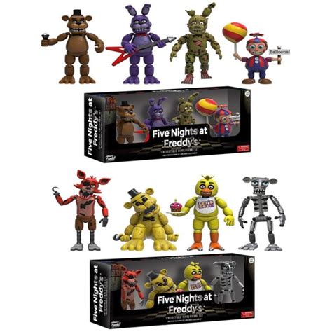 funko 4pcs set five night at freddy s fnaf action figures toys foxy
