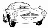 Finn Mcmissile Mcqueen Dibujo Saetta Autos Flin Pinta Colorea Personajes Pixar Rayo Cars2 Coche Elparquedelosdibujos Gratistodo sketch template