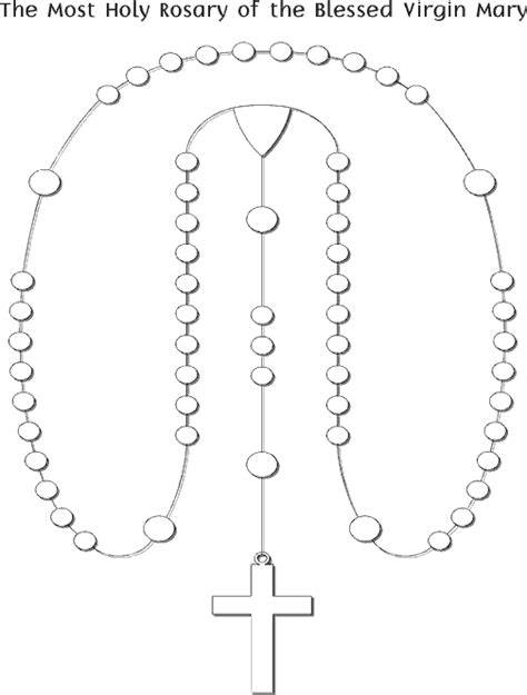 preschool rosary coloring page bmo show