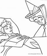Coloring Pages Sleeping Beauty Disney Printable Kids Color Aurora Sheets Found sketch template