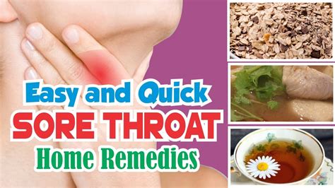 easy and quick cure sore throat at home best natural