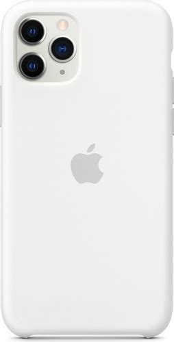 apple iphone  pro silicone  cover white coolblue   delivered tomorrow