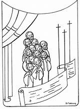 Apostles Coloring Pages Twelve Creed St Comments Template sketch template