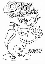 Oggy Cockroaches Coloring Pages Print Page3 Color Getcolorings Pdf Getdrawings sketch template