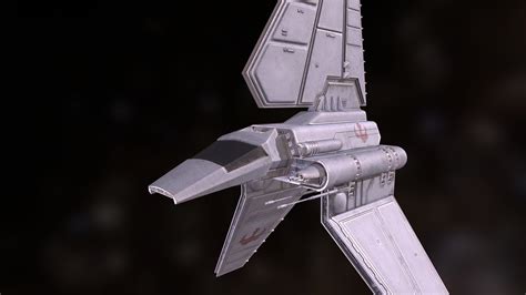 lambda shuttle t 4a star wars game ready download free 3d model