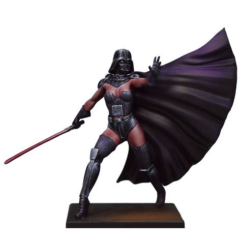 classic 75mm star wars sexy vader resin model kit figure free shipping