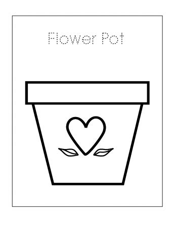 flower pot coloring pages coloringrocks beautiful bouquet