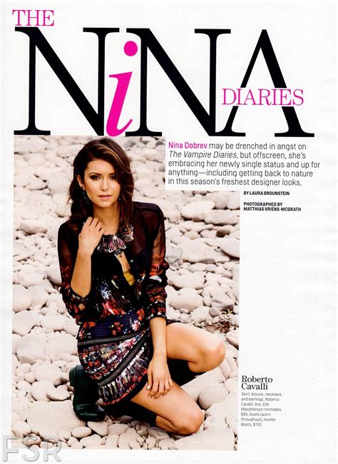 nina dobrev cosmopolitan usa magazine september 2013
