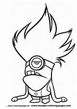 Despicable Coloring Pages Printable Print Browser Window sketch template