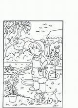 Coloring Garden Pages Kleurboeken sketch template