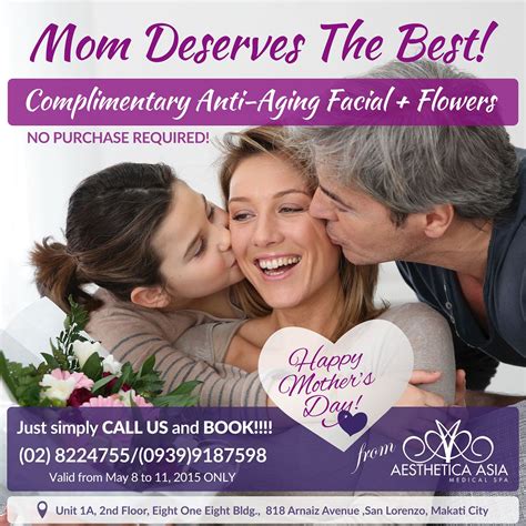 aesthetica asia medical spa  behance mothers day promo social media
