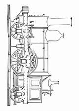 Vapeur Locomotiva Locomotora Vapore Dampflokomotive Malvorlage Coloriageetdessins Schulbilder Schoolplaten sketch template