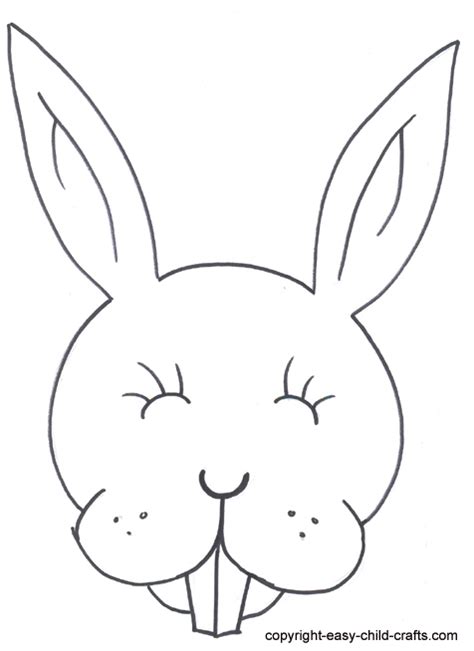 bunny face outline bunny face outline clipart collection cliparts