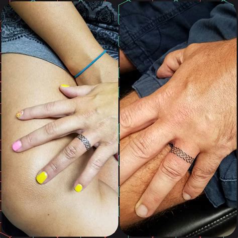 55 Wedding Ring Tattoo Designs And Meanings True