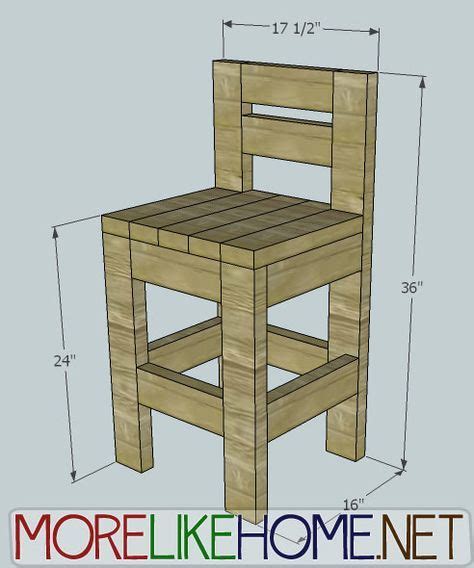 day 23 build a chunky bar stool diy bar stools pallet