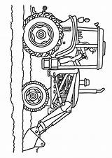 Baufahrzeug Trecker Traktor Ausmalbild Plow Momjunction Letzte Q2 sketch template