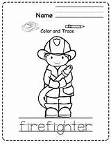 Helpers Community Preschool Worksheets Printables Toddler Coloring Printable Pages Fire Safety Activities Kindergarten Firefighter Firemen Worksheet Kids Firefighters Police Sheet sketch template