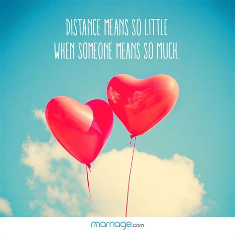 Long Distance Relationship Quotes Distance Means So Little When