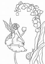 Fairy Coloring Pages Printable Beautiful Wonder sketch template