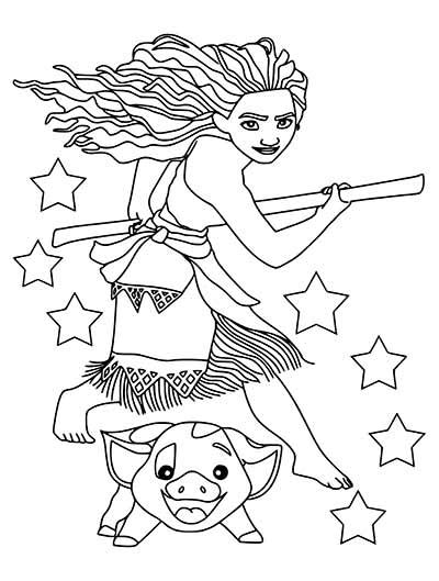 moana coloring pages updated march