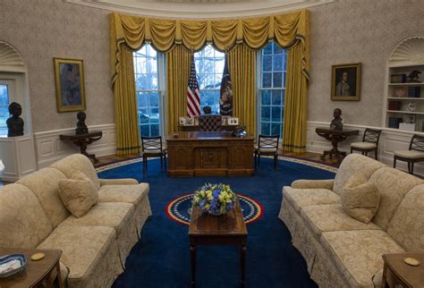 president biden s redesigned oval office take a tour of president