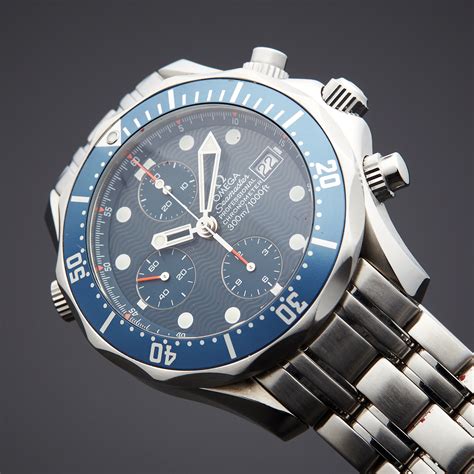omega seamaster chronograph automatic  pre owned masterful timepieces touch