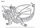 Bakugan Hydranoid Alpha Draw Battle Drawing Step Brawlers Tutorials Drawingtutorials101 sketch template