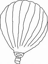 Air Hot Balloon Coloring Pages Color Balloons Sheet Clipart Library Cliparts sketch template