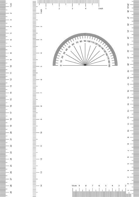 pow london  york  printable ruler