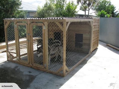 large double kennel  large run outdoor dog house dog kennel  run diy dog kennel