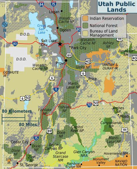 utah public lands map karten planer