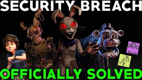 fnaf security breach solved mimic explained summary  nights  freddys timeline