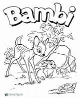 Bambi Coloriage Panpan Faline sketch template