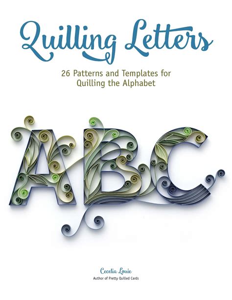 quilling letters  patterns  template tutorial
