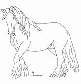 Cob Stallion sketch template