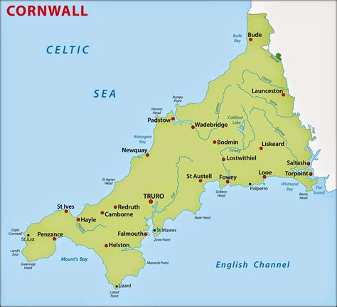 cornwall karte stepmap cornwall landkarte fuer grossbritannien