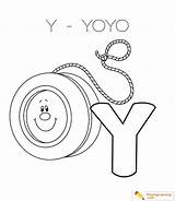 Yoyo Coloring Drawing Alphabet Letter Easy Pages Kids Sheet Printable Color Getcolorings Through Drawings Getdrawings Print Paintingvalley Playinglearning sketch template