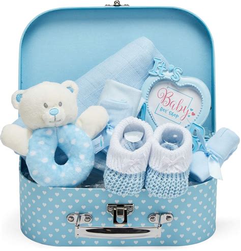 baby box shop coffret naissance pour bebe garcon avec cadeaux pour bebes incluant hochet bebe