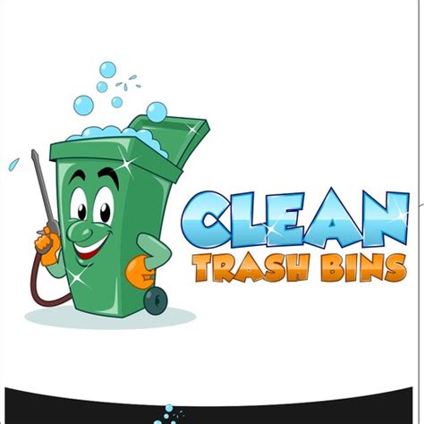 logo  clean trash bins logo design contest