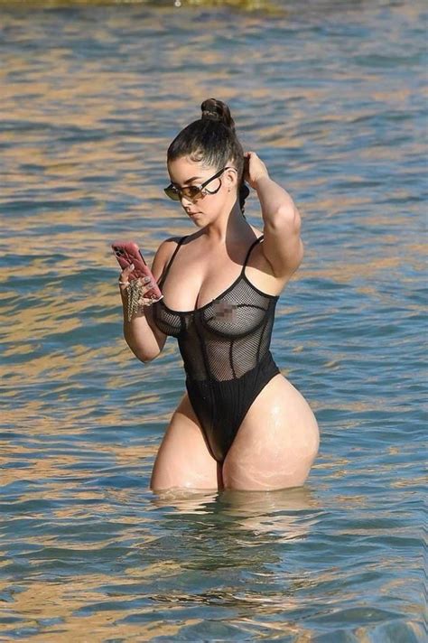 Demi Rose In A Revealing Swimsuit During A Vacation In Ibiza 5 Photos