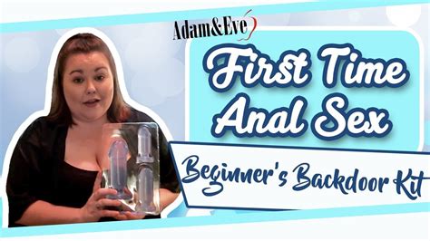 First Time Anal Sex Adam And Eve Beginner S Backdoor Kit Butt Plug